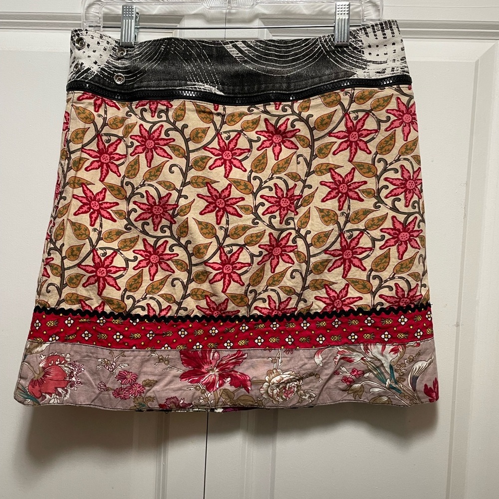 Zand Amsterdam Reversible Adjustable Size Snap Close Skirt Unique - Picture 3 of 6